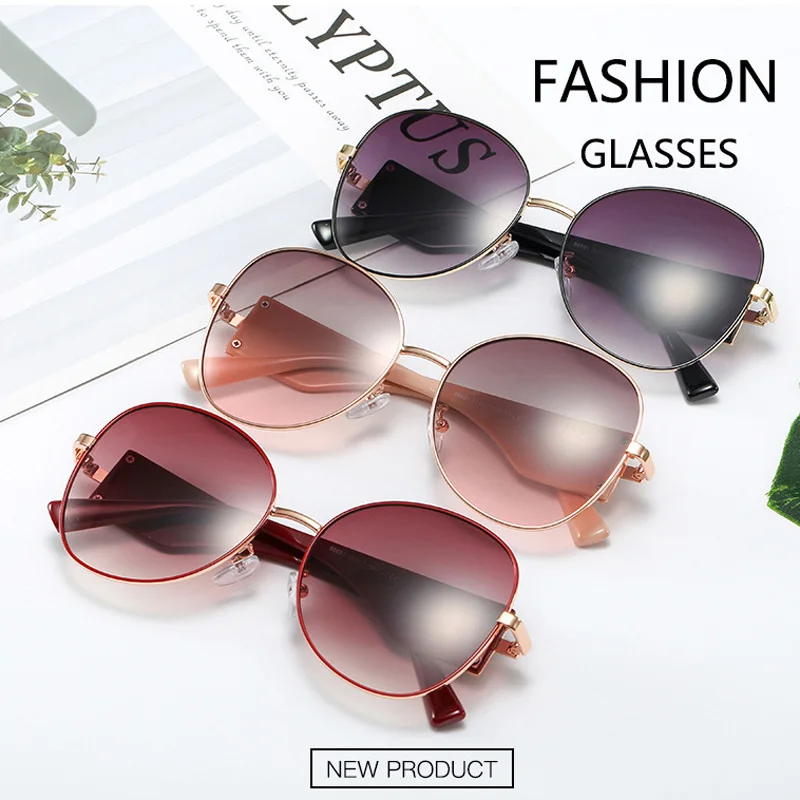 MIZHO 2021 Festival Metal Frame Eyewear Gradient Sunglasses Women Vintage Brand Designer Oval High Quality UVa Eyeglasses Mujer
MIZHO 2021 Festival Metal Frame Eyewear Gradient Sunglasses Women Vintage Brand Designer Oval High Quality UVa Eyeglasses Mujer
