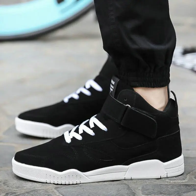 New Trainers canvas Shoes Men sneaker Zapatillas Hombre Black Red Casual High Top Sport Walking Lace Up Ankle Boots
New Trainers canvas Shoes Men sneaker Zapatillas Hombre Black Red Casual High Top Sport Walking Lace Up Ankle Boots