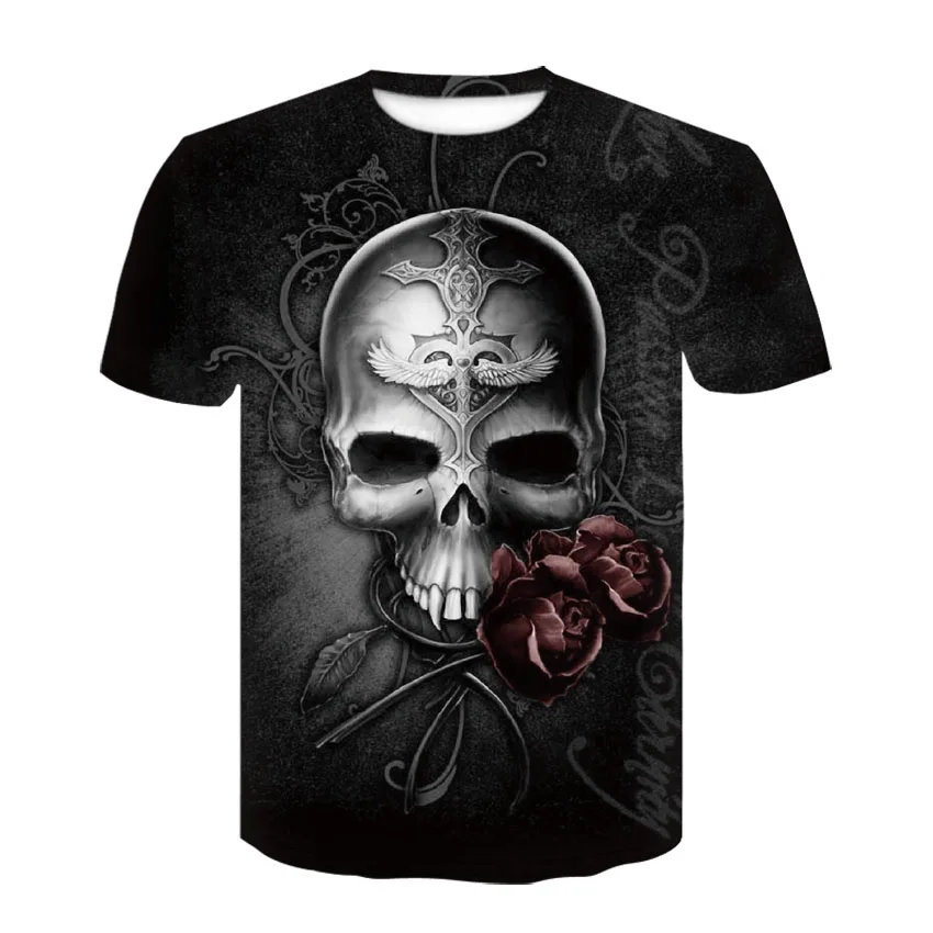 UG New Men's Summer Rose Skull Print Men's Fashion Short-sleeved T-shirt 3D T-shirt Casual Breathable T-shirt
UG New Men's Summer Rose Skull Print Men's Fashion Short-sleeved T-shirt 3D T-shirt Casual Breathable T-shirt