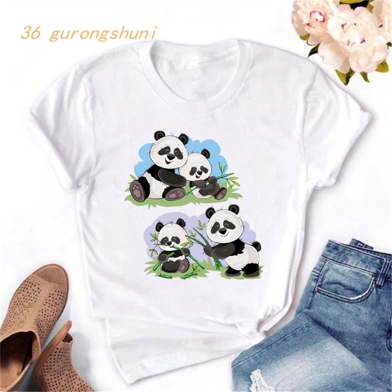 Summer Top Tops Cartoon Tshirt Cute Kawaii Korean T Shirt Panda Bears Graphic T Shirts Tees Women Clothing Aesthetic Clothes
Summer Top Tops Cartoon Tshirt Cute Kawaii Korean T Shirt Panda Bears Graphic T Shirts Tees Women Clothing Aesthetic Clothes