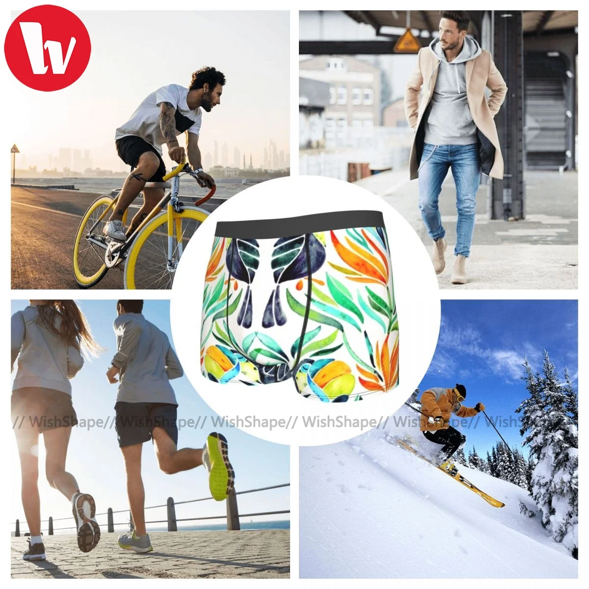 Leaves Underwear Teen Customs Plain Trunk Sublimation Hot Polyester Boxer Brief 
Leaves Underwear Teen Customs Plain Trunk Sublimation Hot Polyester Boxer Brief