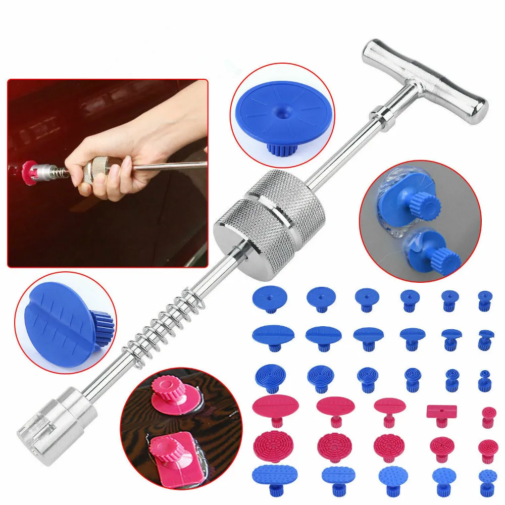 24pcs Car Paintless Dent Removal Kit Slide Hammer Dent Puller Tabs Pdr Tools Car Body Repair Kit Vehicle Car Auto Tools
24pcs Car Paintless Dent Removal Kit Slide Hammer Dent Puller Tabs Pdr Tools Car Body Repair Kit Vehicle Car Auto Tools
