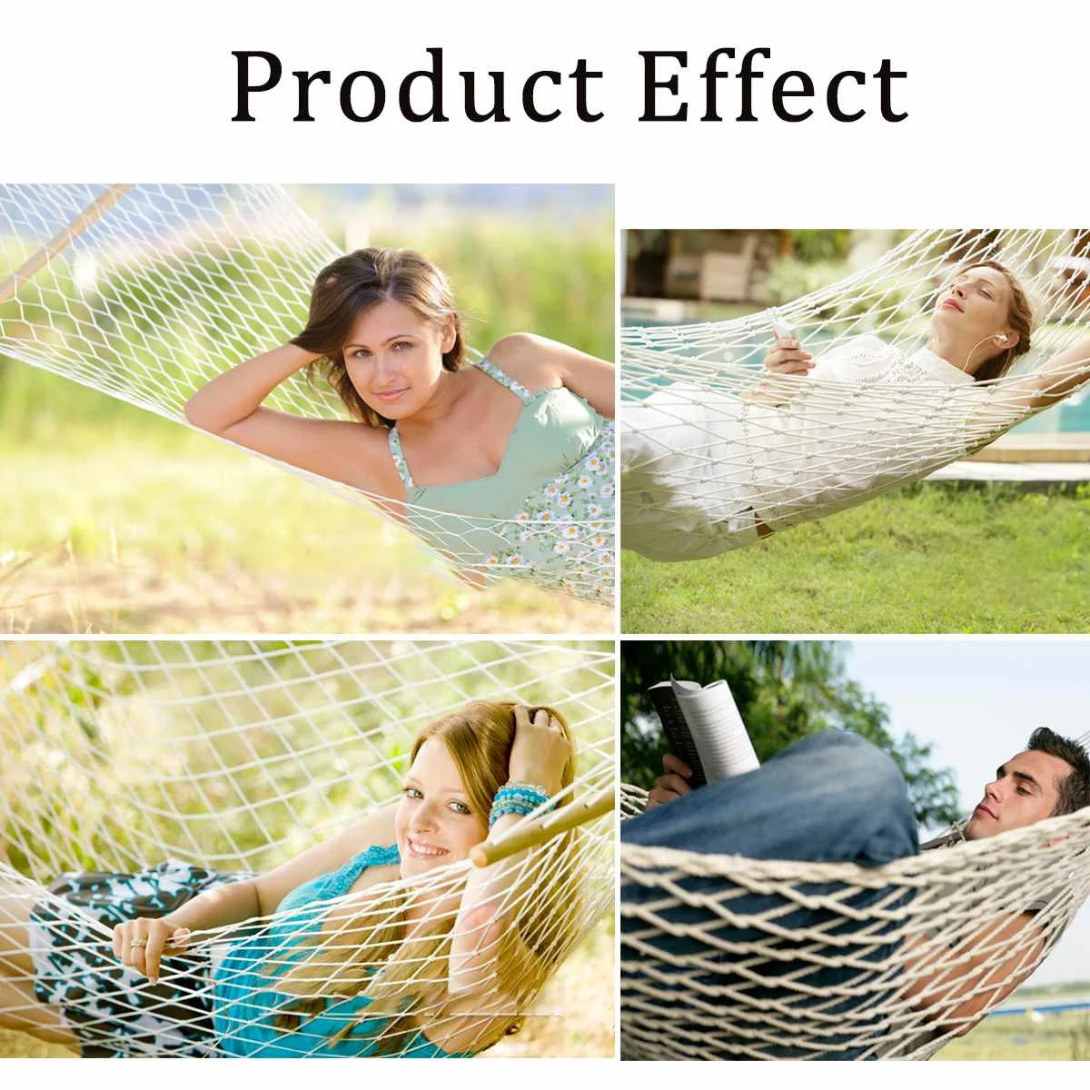 Portable Hammock Chair Swing Hanging Rope Seat Net Chair Yard Patio Porch Garden Outdoor Indoor Durable Big Bearing Weight
Portable Hammock Chair Swing Hanging Rope Seat Net Chair Yard Patio Porch Garden Outdoor Indoor Durable Big Bearing Weight