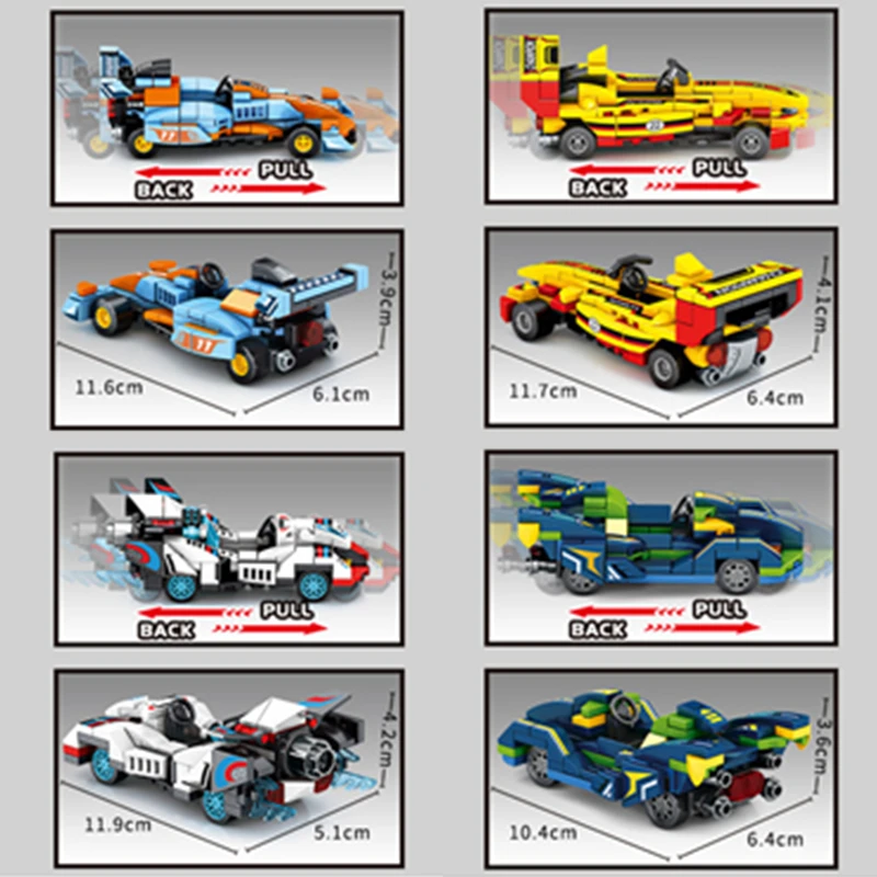 2021 NEW High-tech Mini Racing Car Speed Champions Building Blocks Kit Bricks Supercar Classic Model Kids Toys For Children Gift
2021 NEW High-tech Mini Racing Car Speed Champions Building Blocks Kit Bricks Supercar Classic Model Kids Toys For Children Gift