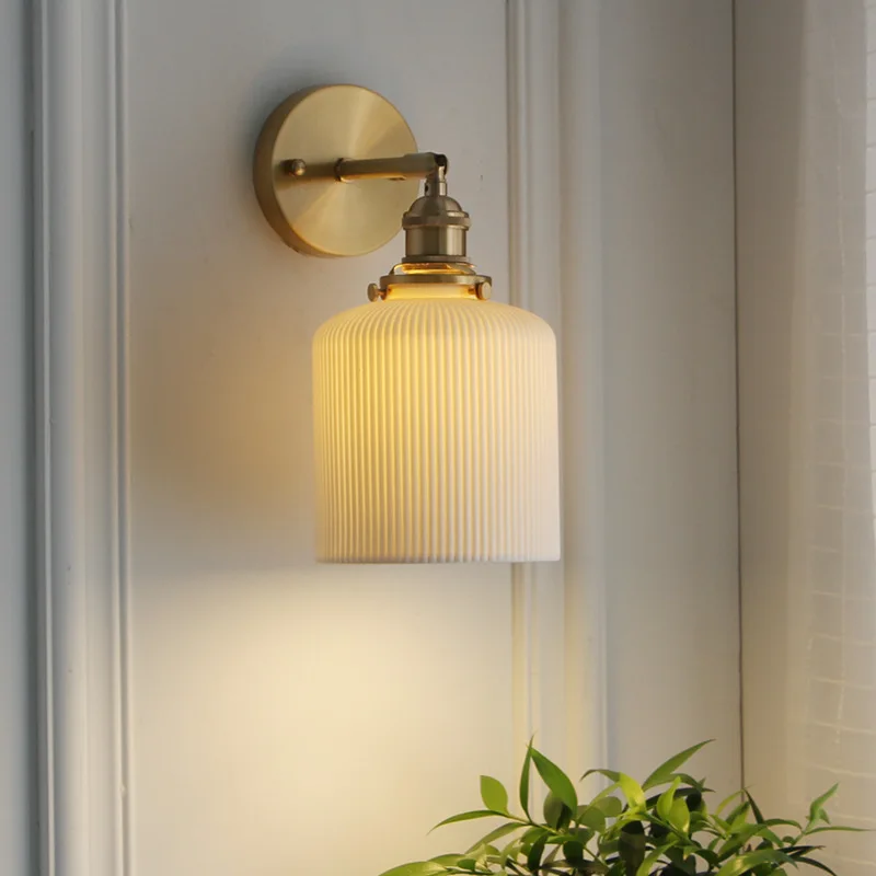 Nordic Ceramic LED Wall Light Bathroom Mirror Bedroom Modern Japanese Style Vintage Wall Lamp Sconce LED Lighting WJ1022
Nordic Ceramic LED Wall Light Bathroom Mirror Bedroom Modern Japanese Style Vintage Wall Lamp Sconce LED Lighting WJ1022