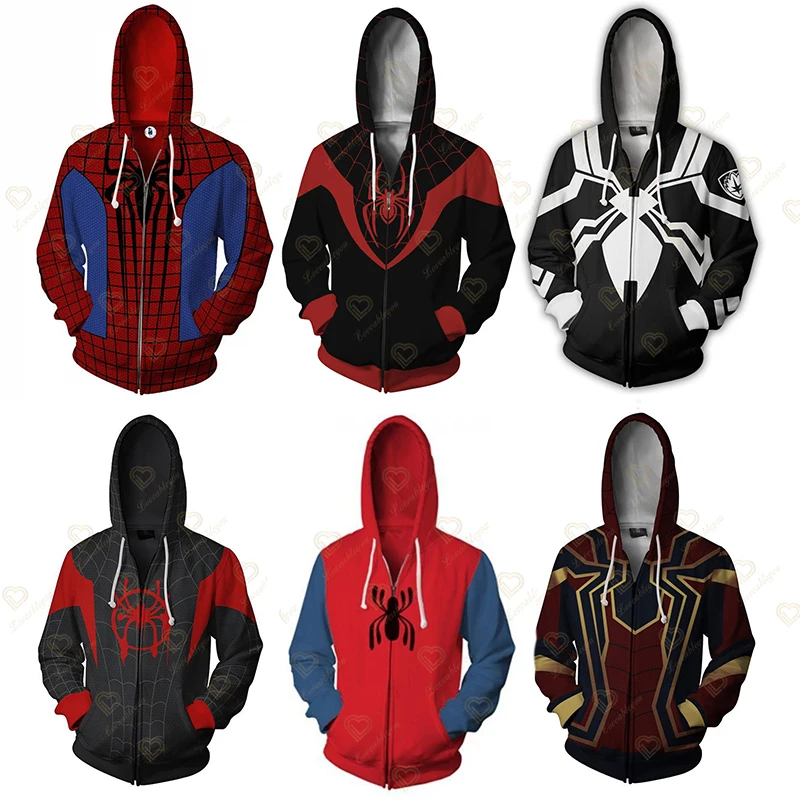 New Year Gift Marvel Hoodies Costume Clothing Zip Up Hoodie 3D Printed Zipper Hoodies Tops Plus Size Hero Cosplay Costume Tops
New Year Gift Marvel Hoodies Costume Clothing Zip Up Hoodie 3D Printed Zipper Hoodies Tops Plus Size Hero Cosplay Costume Tops