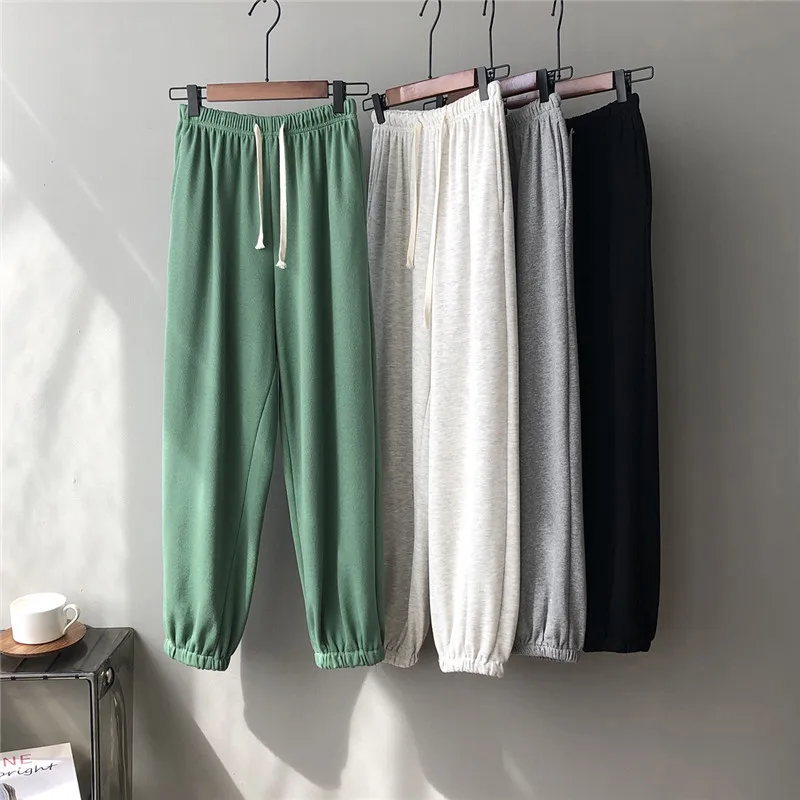 Women High Waist Lace Up Wide Leg Pants Loose Slim Casual Ankle Trousers Running Sportswear Sweatpants
Women High Waist Lace Up Wide Leg Pants Loose Slim Casual Ankle Trousers Running Sportswear Sweatpants