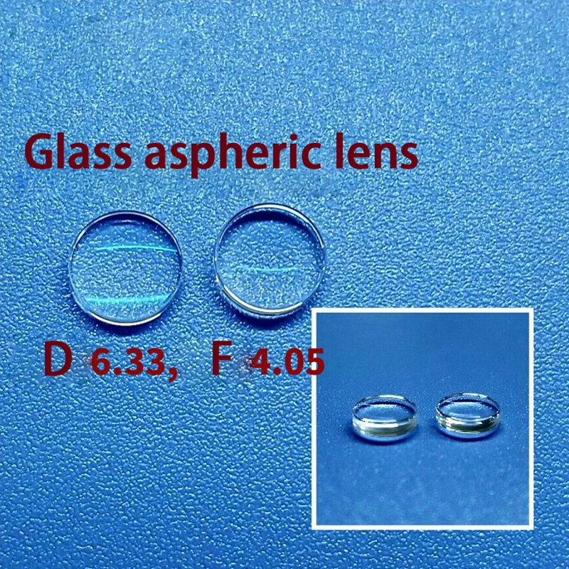 D6.33F4.05 Molded Glass Aspherical Lens Laser Modules Focusing Lens Optical Collimator
D6.33F4.05 Molded Glass Aspherical Lens Laser Modules Focusing Lens Optical Collimator
