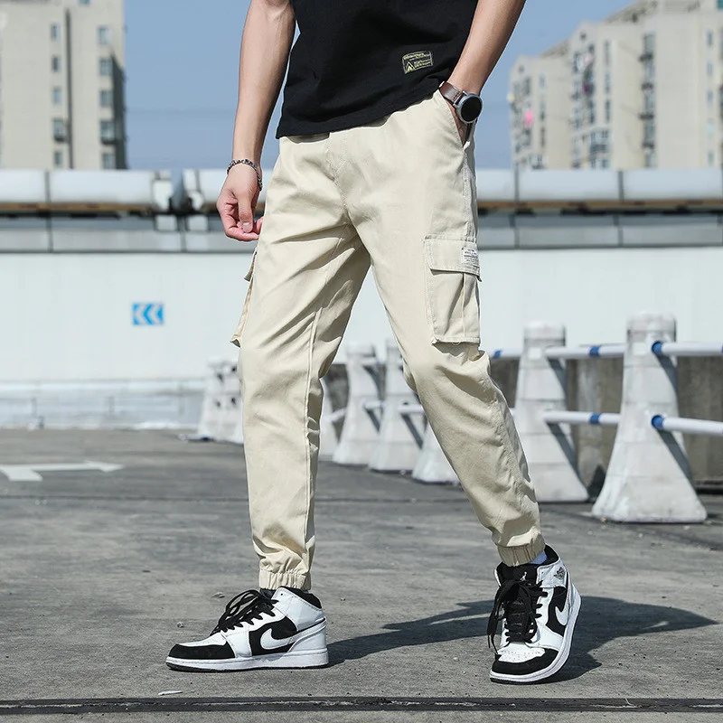 Fashion Men Casual Pants Joggers 2021 Season Nine Cropped Pants Korean Slimming Cotton Small Leg Pants Casual Cargo Pants Men
Fashion Men Casual Pants Joggers 2021 Season Nine Cropped Pants Korean Slimming Cotton Small Leg Pants Casual Cargo Pants Men