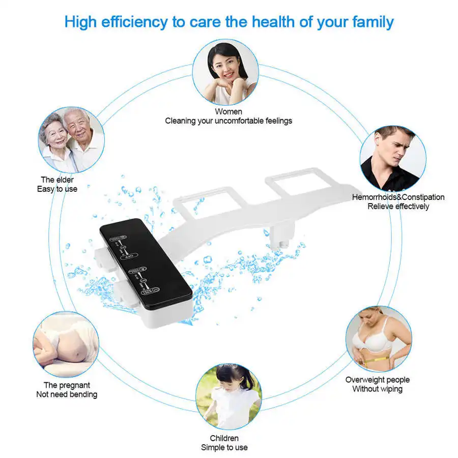 1pc Bathroom Toilet Adjustable Bidet Sprayer Shower Cleaning Hygienic T-connector For Wash Bathroom Bath Bidet
1pc Bathroom Toilet Adjustable Bidet Sprayer Shower Cleaning Hygienic T-connector For Wash Bathroom Bath Bidet