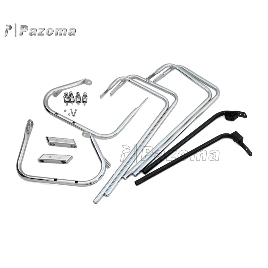 Motorcycles Accessories Saddlebag Guard Rails Set Bracket for Harley Touring FLHR
Motorcycles Accessories Saddlebag Guard Rails Set Bracket for Harley Touring FLHR