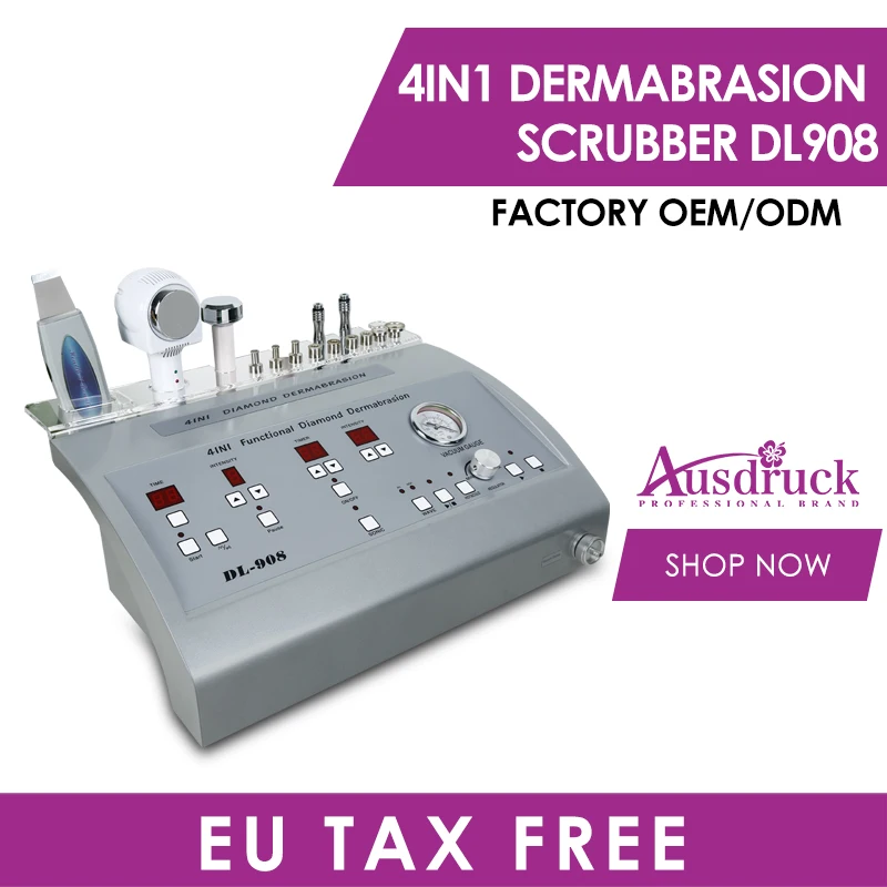 4in1 Microdermabrasion Diamond Facial Skin Scrubber Wrinkle Remover Ultrasonic Hot Cold Hammer Micro Dermabrasion Machine CE
4in1 Microdermabrasion Diamond Facial Skin Scrubber Wrinkle Remover Ultrasonic Hot Cold Hammer Micro Dermabrasion Machine CE