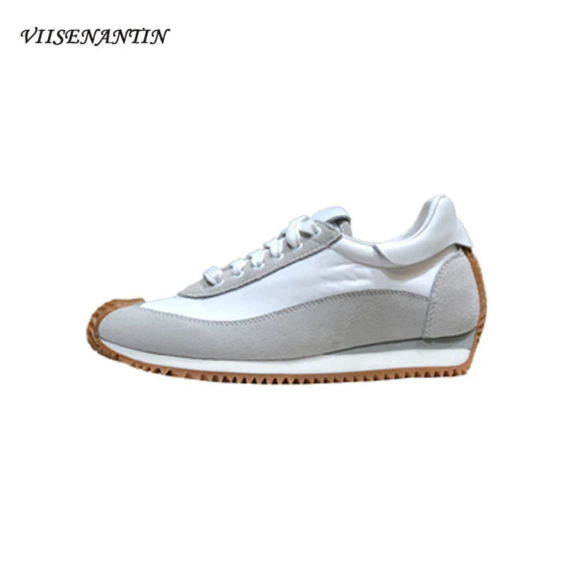 Thick-soled Frosted Leather Stitching Sneakers Forrest Gump Shoes Retro Women's Flat-bottomed Increased German Training Shoes
Thick-soled Frosted Leather Stitching Sneakers Forrest Gump Shoes Retro Women's Flat-bottomed Increased German Training Shoes