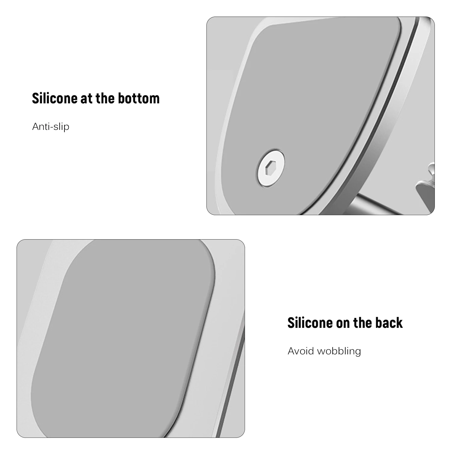 Stand Holder for Cell Phone Tablet Height Adjustable 360 Degree Rotating Counterweight Round Base Desktop Stand Holder Silver
Stand Holder for Cell Phone Tablet Height Adjustable 360 Degree Rotating Counterweight Round Base Desktop Stand Holder Silver