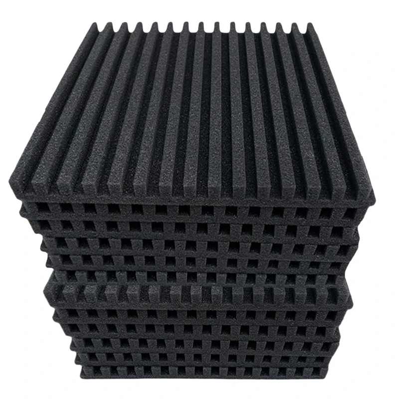 12Pack Acoustic Studio Absorption Foam Panel-Broadband Sound Absorber-Sound Proof Padding Soundproofing Studio Foam
12Pack Acoustic Studio Absorption Foam Panel-Broadband Sound Absorber-Sound Proof Padding Soundproofing Studio Foam