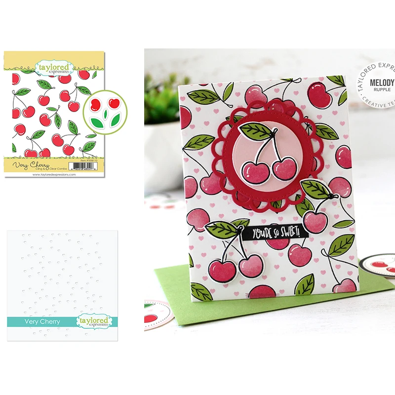 Cute Cherry Stamps And Scrapbook Diary Decoration Stencil Embossing Template Diy Greeting Card Handmade New Arrival 2021
Cute Cherry Stamps And Scrapbook Diary Decoration Stencil Embossing Template Diy Greeting Card Handmade New Arrival 2021