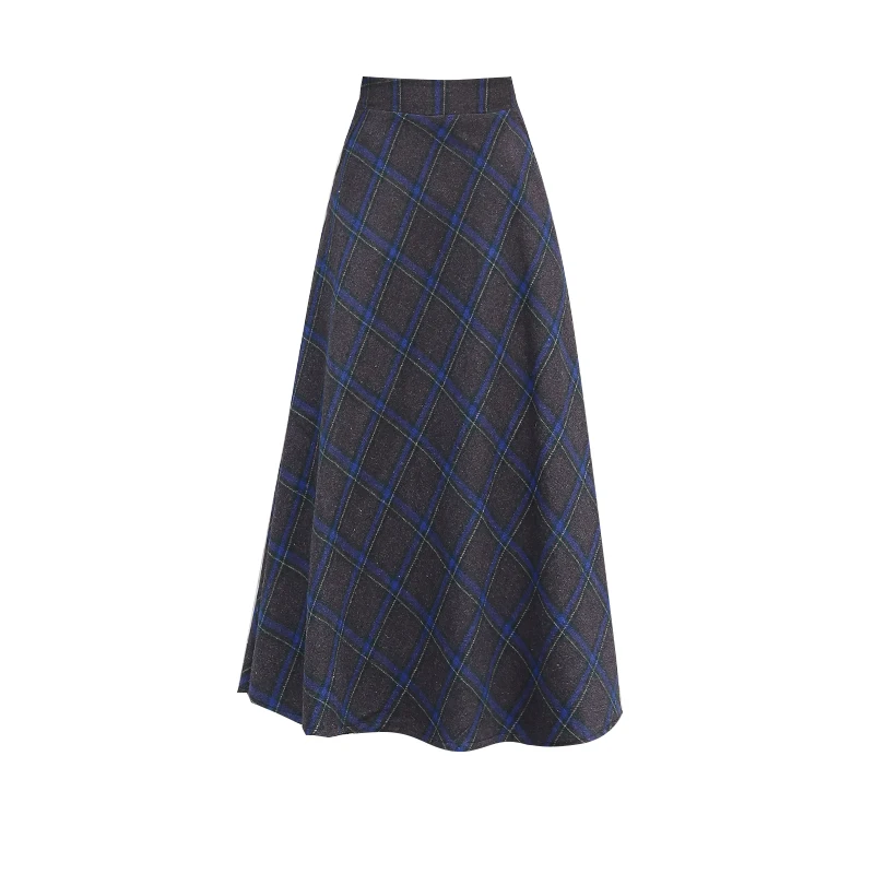 A Line Winter Skirts Women Hot Warm Design Elegant Lady Office Long Skirt Plaid Printed Elastic High Waist Vintage Plaid Skirts
A Line Winter Skirts Women Hot Warm Design Elegant Lady Office Long Skirt Plaid Printed Elastic High Waist Vintage Plaid Skirts