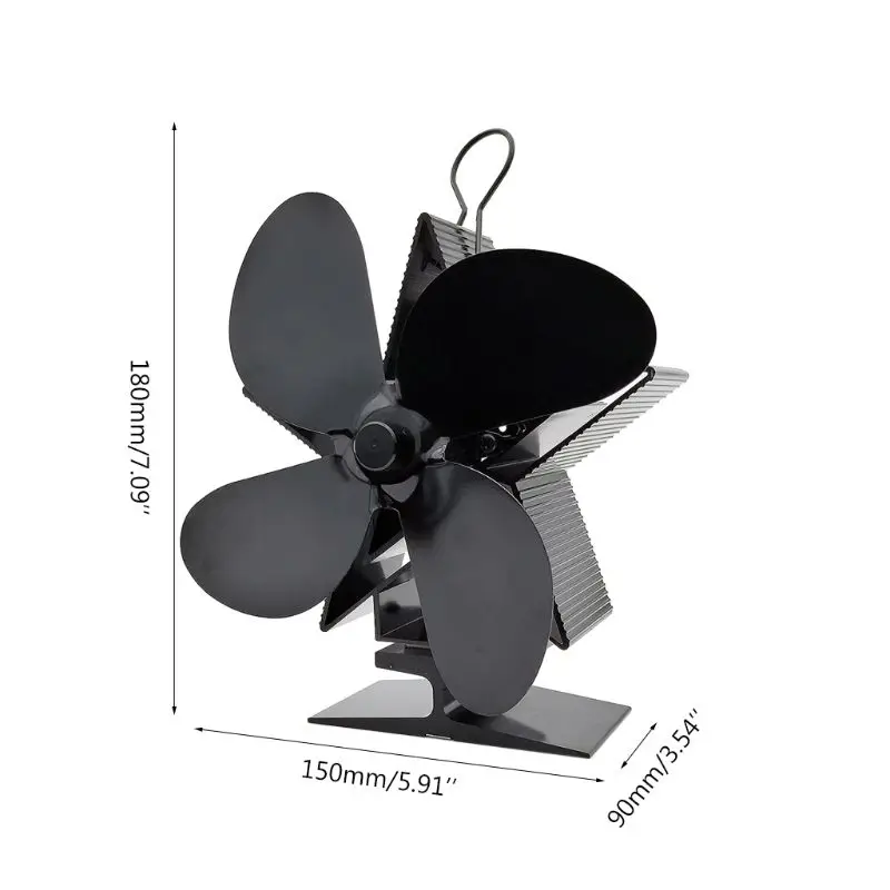 4 Blade Star Heat Powered Wood Stove Fan Log Burner Fireplace Quiet Eco Friendly Heat Distribution
4 Blade Star Heat Powered Wood Stove Fan Log Burner Fireplace Quiet Eco Friendly Heat Distribution