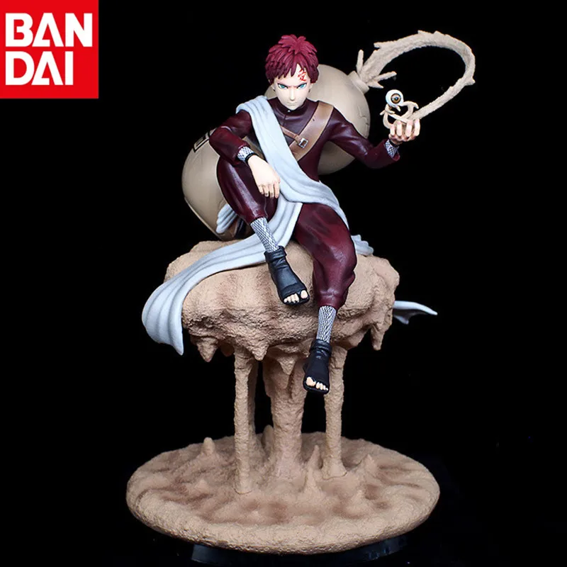 BANDAI Anime Naruto Figure 22CM Gaara Sand cloud Sitting posture Shield of the Crane GK Action figure model Child's Gift
BANDAI Anime Naruto Figure 22CM Gaara Sand cloud Sitting posture Shield of the Crane GK Action figure model Child's Gift