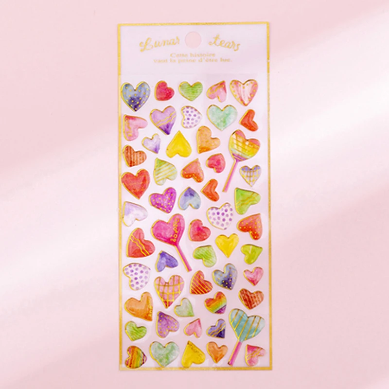 1 Sheet Romantic Love Heart Crystal DIY Stickers Decorative Scrapbooking Diary Album Stick Label Kids Gift
1 Sheet Romantic Love Heart Crystal DIY Stickers Decorative Scrapbooking Diary Album Stick Label Kids Gift