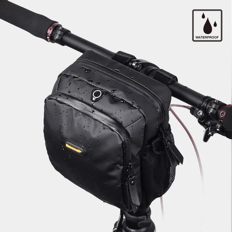 RHINOWALK Bicycle Front Bag Waterproof Fold Handle Package Large Capacity Electric Front Battery Pack Messenger Bag 16*6.8*21cm
RHINOWALK Bicycle Front Bag Waterproof Fold Handle Package Large Capacity Electric Front Battery Pack Messenger Bag 16*6.8*21cm