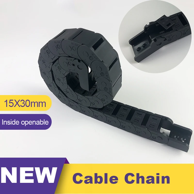1m Transmission Chains 15x30 15*30 Plastic Towline Nylon Cable Drag Chain Wire Carrier For Cnc Route
1m Transmission Chains 15x30 15*30 Plastic Towline Nylon Cable Drag Chain Wire Carrier For Cnc Route