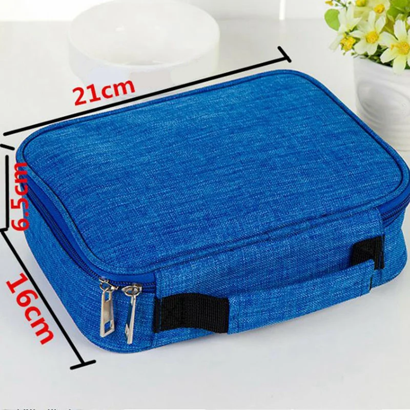 2Pcs 72 Holes Pen Box Penalty Multifunction Storage Bag Case Pouch Stationery Kit - Rose Red & Blue
2Pcs 72 Holes Pen Box Penalty Multifunction Storage Bag Case Pouch Stationery Kit - Rose Red & Blue