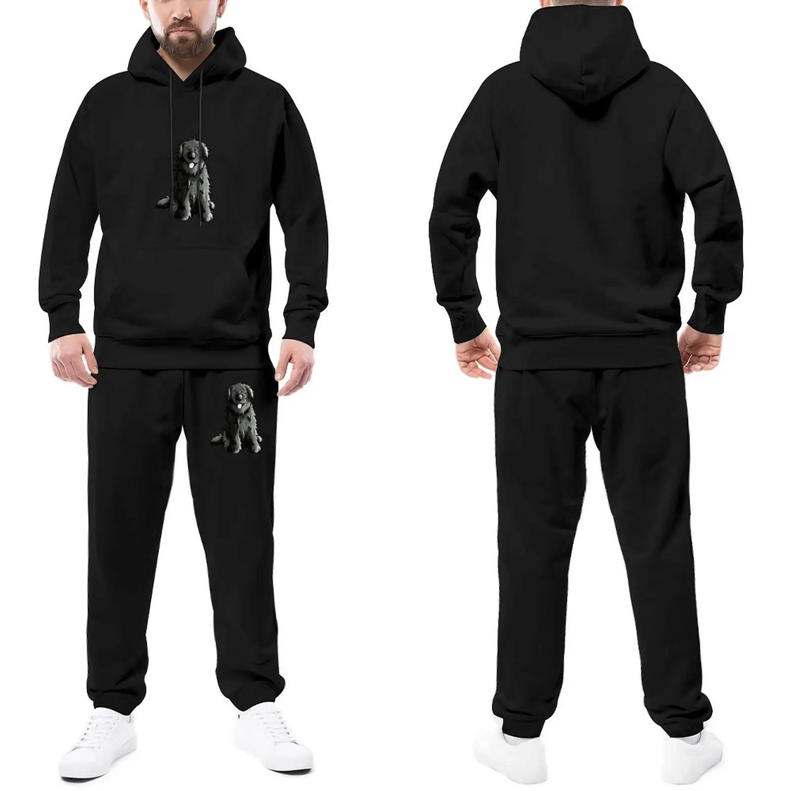 Newfoundland Dog Womens Tracksuit Set Black Newfoundland Dog Cartoon Style Sweatsuits Man Sweatpants And Hoodie Set Halloween
Newfoundland Dog Womens Tracksuit Set Black Newfoundland Dog Cartoon Style Sweatsuits Man Sweatpants And Hoodie Set Halloween