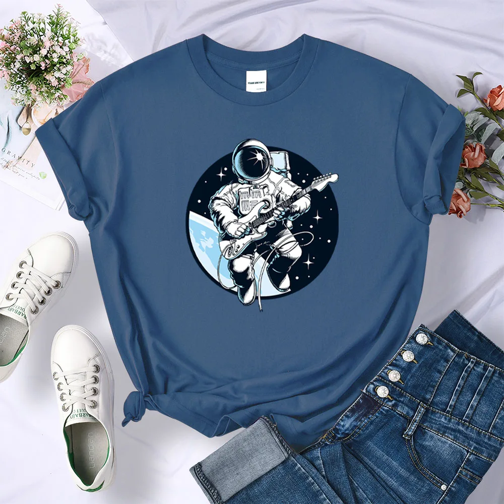 Playing Guitar In Space Print Womans T-shirts Summer Casual Cotton Tshirts Summer Oversize T Shirts Retro Vintage Female Tshirts
Playing Guitar In Space Print Womans T-shirts Summer Casual Cotton Tshirts Summer Oversize T Shirts Retro Vintage Female Tshirts