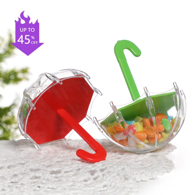 12pcs Mini Umbrella Shape Candy Box Plastic Clear Gifts Boxes Birthday Party Favors Wedding Engagement Children's Day Decoration
12pcs Mini Umbrella Shape Candy Box Plastic Clear Gifts Boxes Birthday Party Favors Wedding Engagement Children's Day Decoration