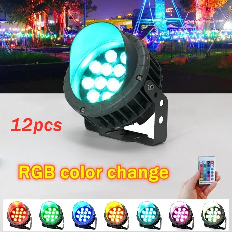 12pcs Led RGB Flood Light 36W IP65 Outdoor Spotlight 220V/110V RGB Reflector Projector Lamp With Color Remote Controller
12pcs Led RGB Flood Light 36W IP65 Outdoor Spotlight 220V/110V RGB Reflector Projector Lamp With Color Remote Controller