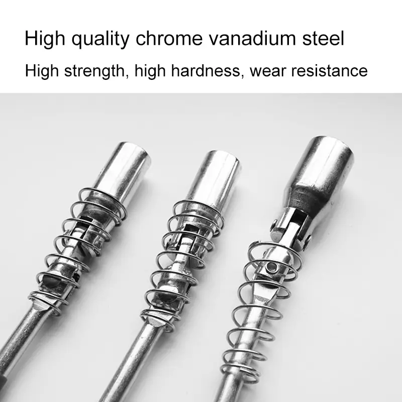 Universal 14/16/21mm Spark Plug Removal Tool Spanner Socket Wrench T Grip Handle Flexible Spanner Socket T Handle T Bar
Universal 14/16/21mm Spark Plug Removal Tool Spanner Socket Wrench T Grip Handle Flexible Spanner Socket T Handle T Bar