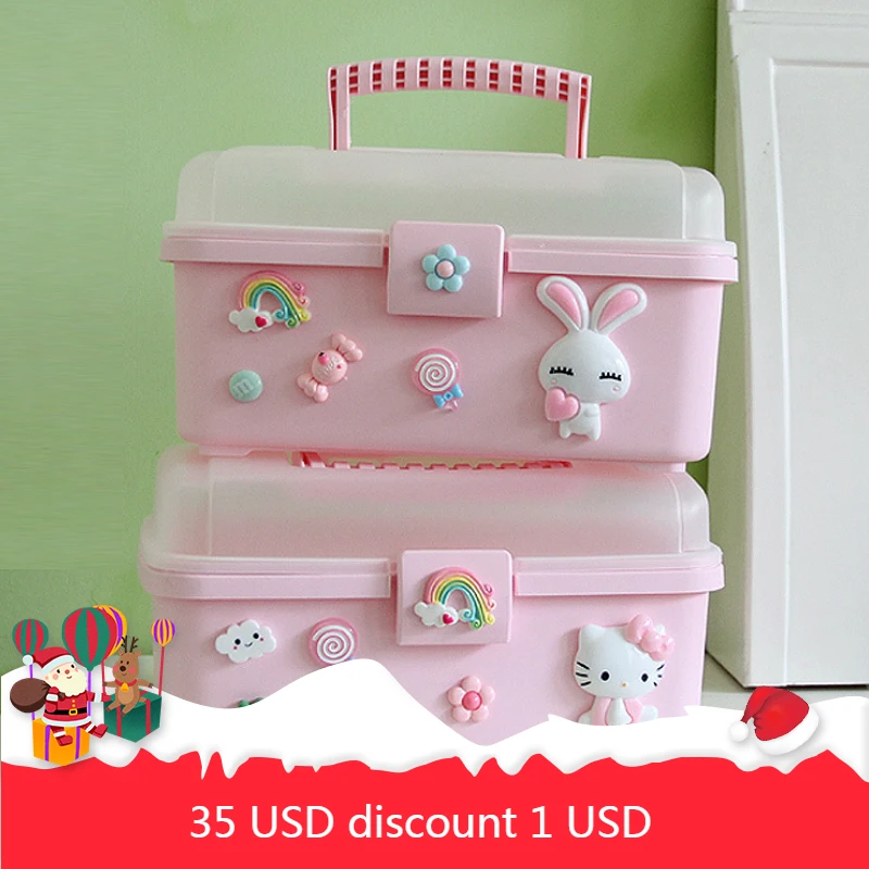Пластиковый ящик для хранения Kitty Cat, маленькая коробка для лекарств, органайзер для хранения макияжа, портативный медицинский набор, ящики ...
Пластиковый ящик для хранения Kitty Cat, маленькая коробка для лекарств, органайзер для хранения макияжа, портативный медицинский набор, ящики ...