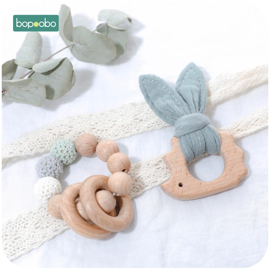 Bopoobo 1Set Wooden Beads Rattle Toy DIY Rattle Bed Toys Soother Cloth Bracelet Bunny Rattle BPA Free Teether Music Baby Product
Bopoobo 1Set Wooden Beads Rattle Toy DIY Rattle Bed Toys Soother Cloth Bracelet Bunny Rattle BPA Free Teether Music Baby Product