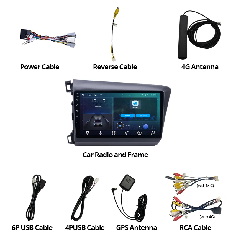 TIEBRO 2Din Android 10.0 Car Radio For Honda Civic 2012 2013-2015 Car Multimedia Video Player Stereo Receiver GPS Navigation DVD
TIEBRO 2Din Android 10.0 Car Radio For Honda Civic 2012 2013-2015 Car Multimedia Video Player Stereo Receiver GPS Navigation DVD