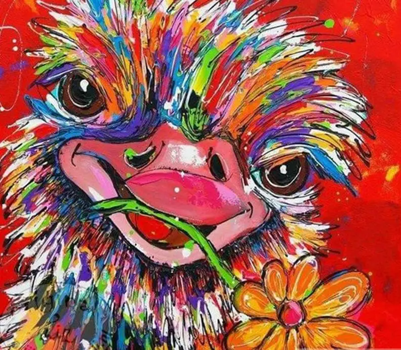 5D DIY Diamond Painting Full Square/Round Drill "Colored ostrich" 3D Embroidery Cross Stitch gift Home Decor
5D DIY Diamond Painting Full Square/Round Drill "Colored ostrich" 3D Embroidery Cross Stitch gift Home Decor