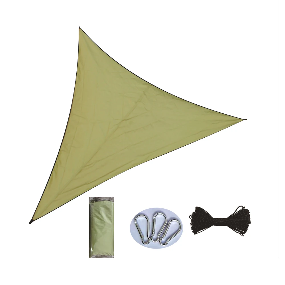 Outdoor Shade Sunscreen Waterproof Triangular UV Sunshine Shade Sail Combination Net Triangular Sunshine Camping Sail Tent 
Outdoor Shade Sunscreen Waterproof Triangular UV Sunshine Shade Sail Combination Net Triangular Sunshine Camping Sail Tent
