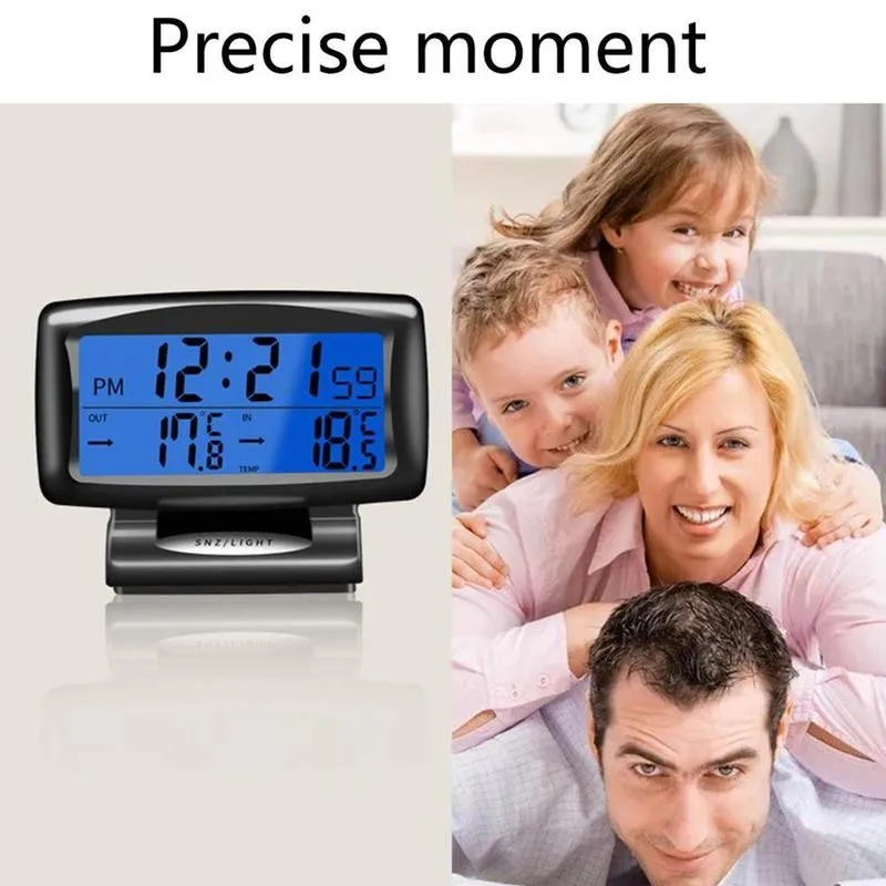 Electronic Car Clock Thermometer Temperature Gauge Indoor Outdoor Sensors Thermometer Double Automatic and Luminous LCD A4B4
Electronic Car Clock Thermometer Temperature Gauge Indoor Outdoor Sensors Thermometer Double Automatic and Luminous LCD A4B4