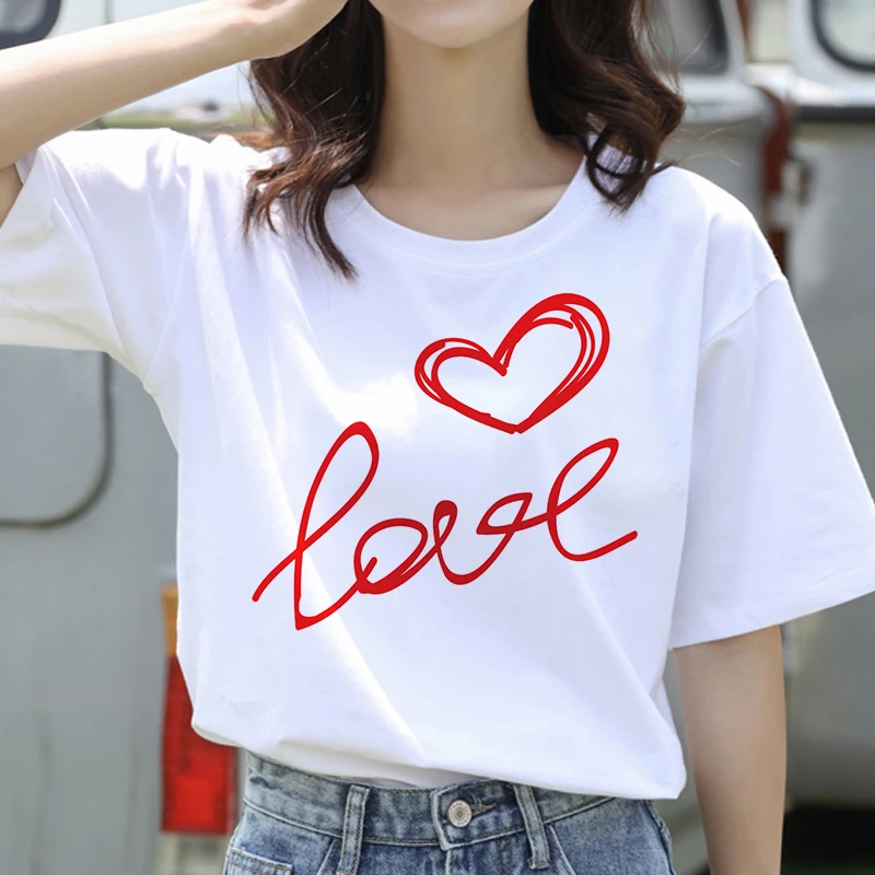 LOVE the letter Women t-shirt casual t-shirt Girl top female t-shirt fashionable Harajuku graphic t-shirt Cute Top Tees
LOVE the letter Women t-shirt casual t-shirt Girl top female t-shirt fashionable Harajuku graphic t-shirt Cute Top Tees
