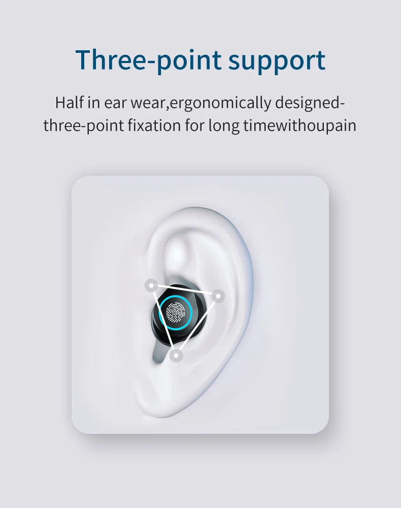 TWS Bluetooth 5.0 Headset 2000mAh Charging Box Wireless Headset 9D Surround Sound Bass Waterproof Earplugs 
TWS Bluetooth 5.0 Headset 2000mAh Charging Box Wireless Headset 9D Surround Sound Bass Waterproof Earplugs