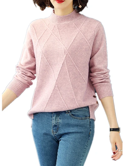 Cashmere Cotton Blend Half Turtleneck Pullover Sweater Women 2020 Autumn Winter Warm Jumper Pull Femme Hiver Streetwea Sweater
Cashmere Cotton Blend Half Turtleneck Pullover Sweater Women 2020 Autumn Winter Warm Jumper Pull Femme Hiver Streetwea Sweater