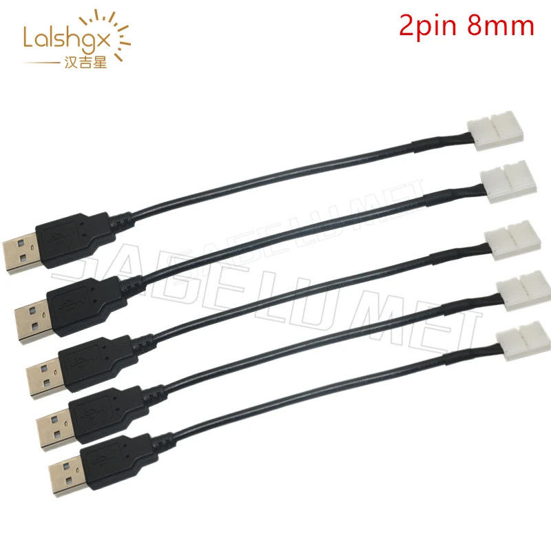 2pin 8mm /10mm Free Welding led connector 15cm cable USB led strip connector for DC5V led strip
2pin 8mm /10mm Free Welding led connector 15cm cable USB led strip connector for DC5V led strip