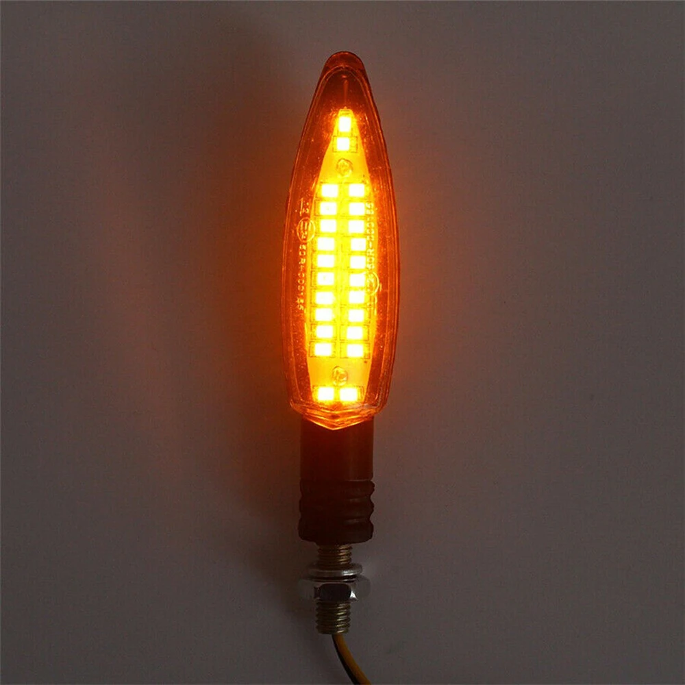 Flowing Flashing 24LED Blinker Turn Signal Light 2PCS Motorcycle E24 Built Relay
Flowing Flashing 24LED Blinker Turn Signal Light 2PCS Motorcycle E24 Built Relay