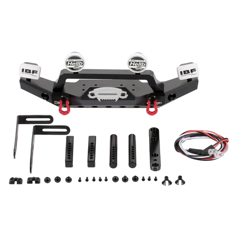 Передний бампер со светодиодсветильник кой для модели 1/10 RC Crawler Traxxas TRX4 Sport 82024-4