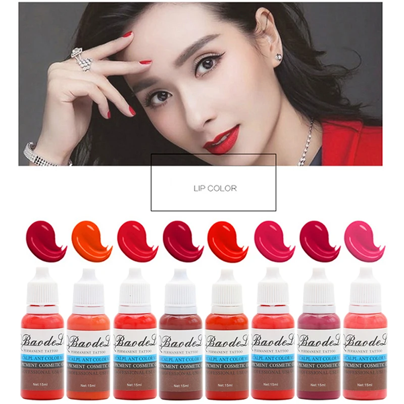 8 Color Set Body Paint Tattoo Ink Set Permanent Lip Tattoo Makeup Coloring Pigment Tattoo Paint Body Makeup Ink supplies
8 Color Set Body Paint Tattoo Ink Set Permanent Lip Tattoo Makeup Coloring Pigment Tattoo Paint Body Makeup Ink supplies