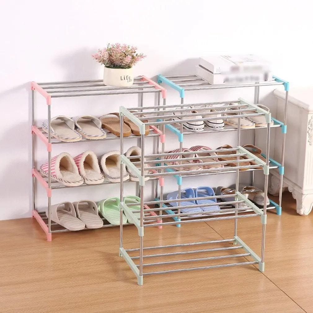 Stainless Steel Shoe Rack 4-corner Support Shoe Rack Household Supplies With Thickened Connecting Pipe Fittings
Stainless Steel Shoe Rack 4-corner Support Shoe Rack Household Supplies With Thickened Connecting Pipe Fittings