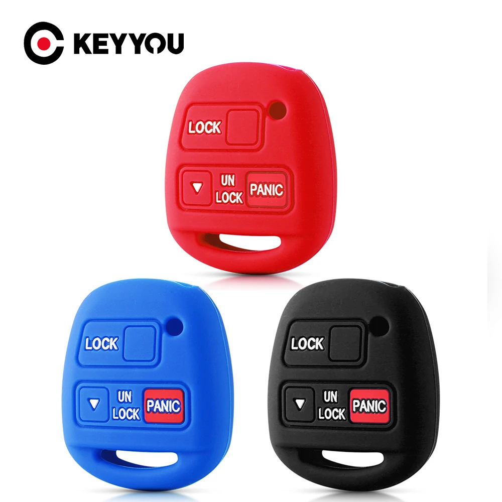 KEYYOU Key Rings Silicone Car Key Case For TOYOTA Avensis Camry Corolla For Lexus ES330 RX330 GS300 Fob Protect Remote Key Shell
KEYYOU Key Rings Silicone Car Key Case For TOYOTA Avensis Camry Corolla For Lexus ES330 RX330 GS300 Fob Protect Remote Key Shell