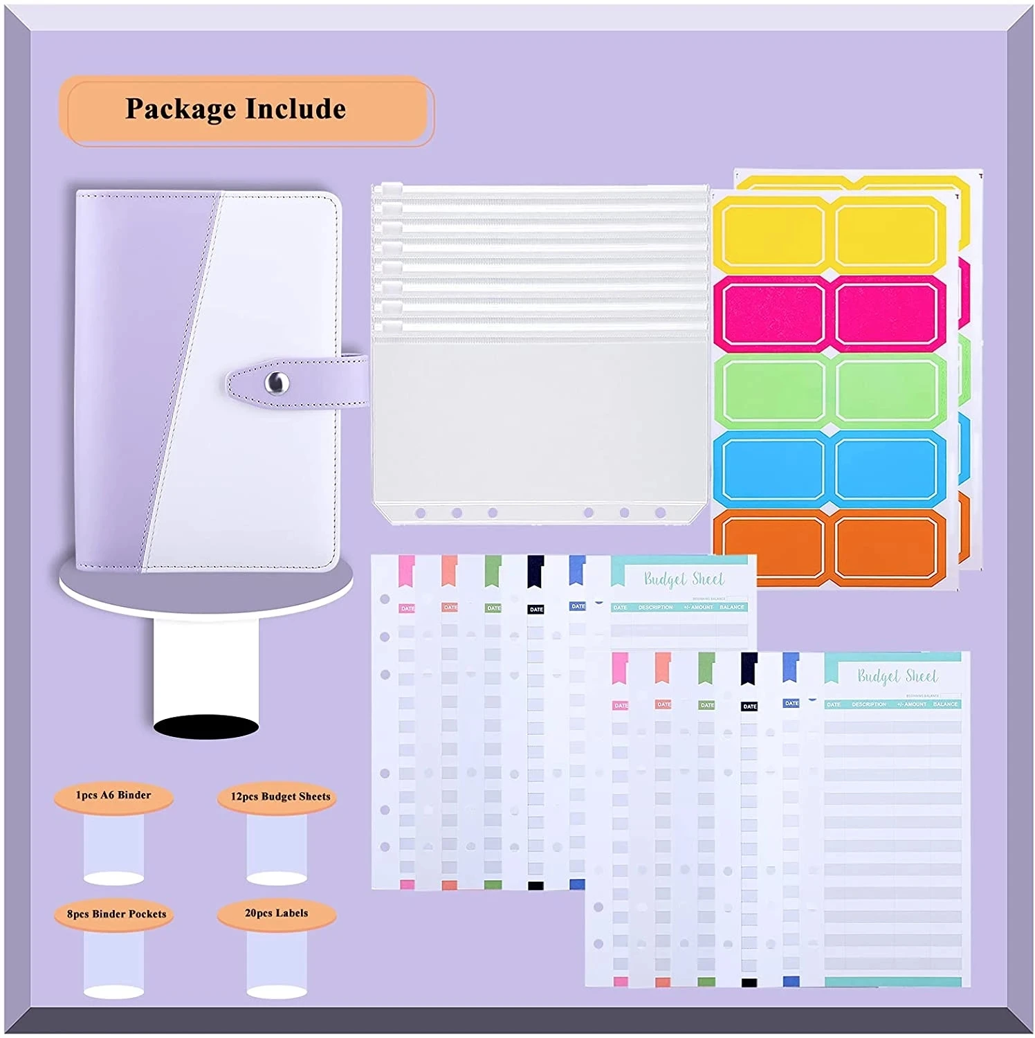 Папка-органайзер А6 для наличных конвертов, 26 шт., для экономии денег
Папка-органайзер А6 для наличных конвертов, 26 шт., для экономии денег