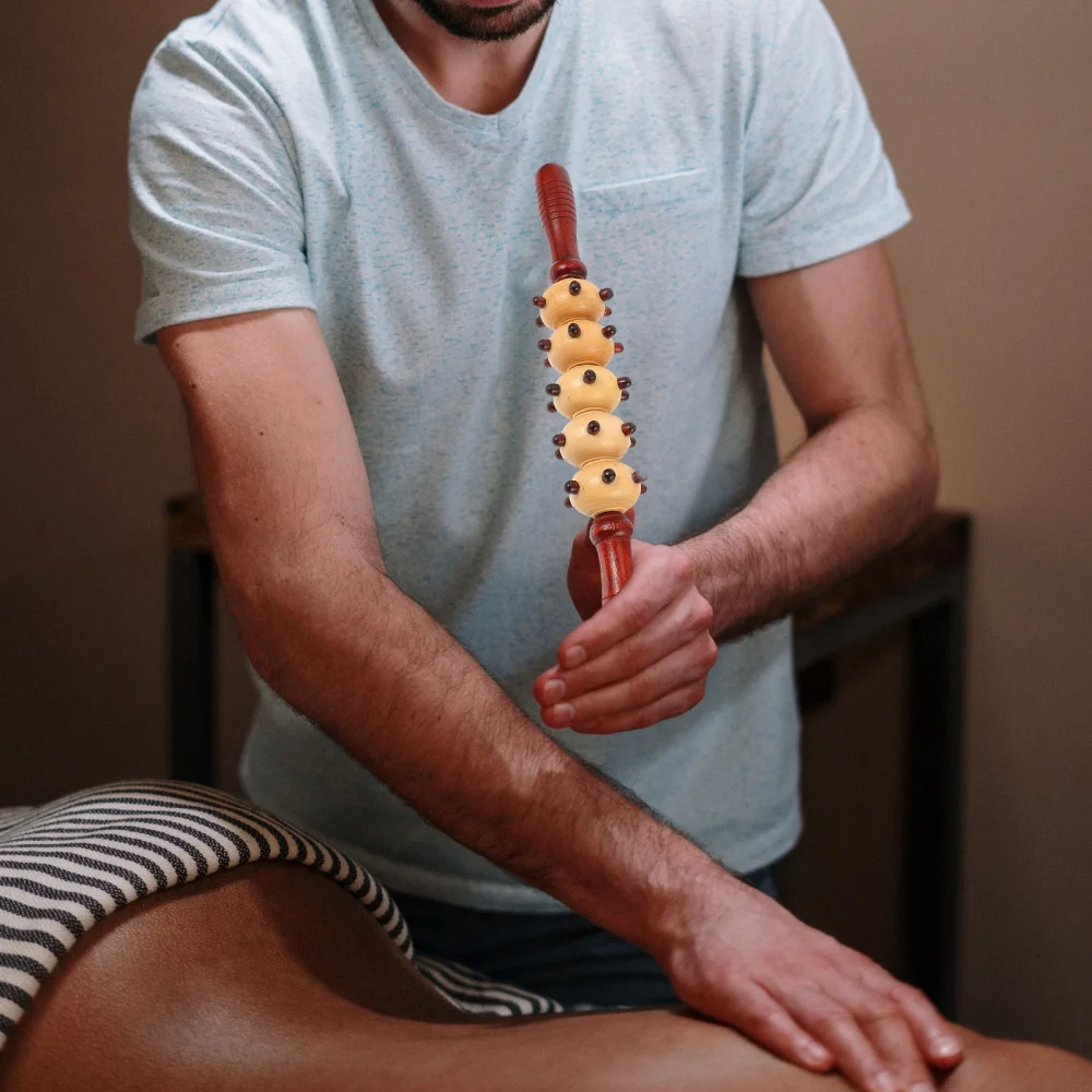 1 Pc Multipurpose Muscle Massager Chic Fitness Roller Wooden Muscle Roller
1 Pc Multipurpose Muscle Massager Chic Fitness Roller Wooden Muscle Roller