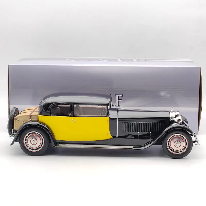 CMF 1:18 For B~~gatti Type 41 Royale By Weymann 1929 Black&Yellow CMF18170 Resin Models Car Limited Collection
CMF 1:18 For B~~gatti Type 41 Royale By Weymann 1929 Black&Yellow CMF18170 Resin Models Car Limited Collection